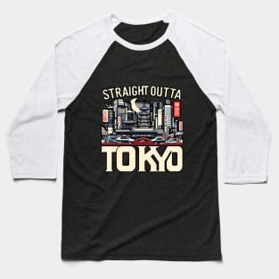 Straight OUTTA TOKYO Baseball T-Shirt